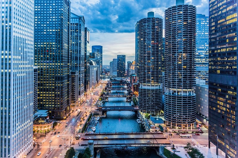 High-Tech Urban Landscape